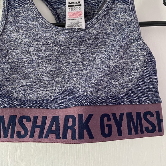 GYMSHARK high neck sports bra with logo band - Picture 4 of 4